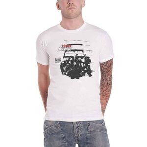 Slipknot Unisex Adult Iowa Track List T-Shirt / White